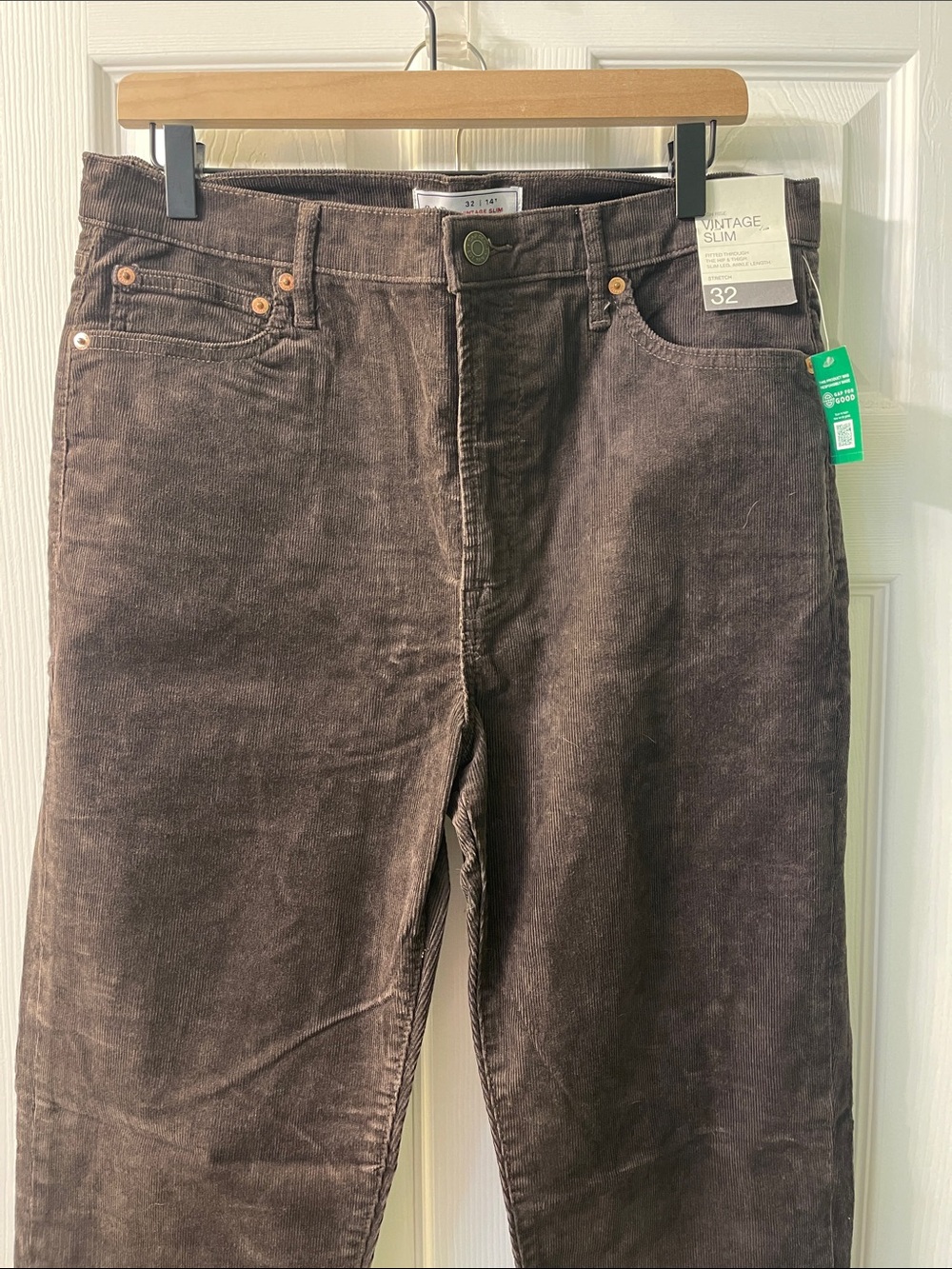 Gap TALL Vintage Slim High Rise Cords